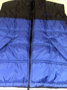 STARTER Black and Blue Reversible vintage vest size XXL